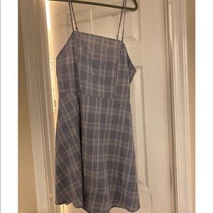 Plaid Blue Dress